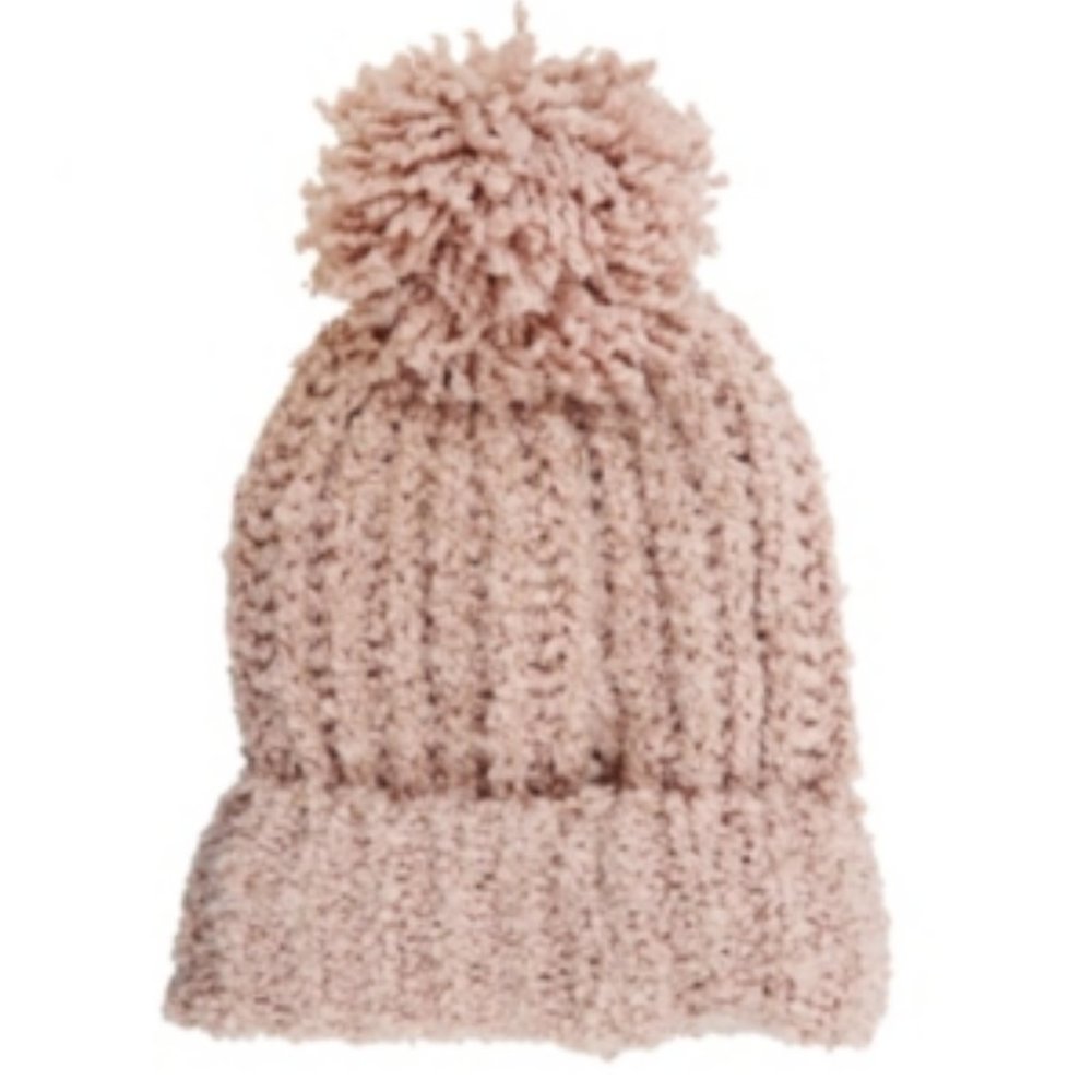 Marcus Adler Lurex Boucle Beanie - Purple And Green *